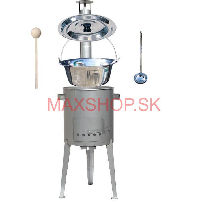 Antikorový kotlík 20 L (1,2 mm) + nerezová kotlina 42 cm LUXUS