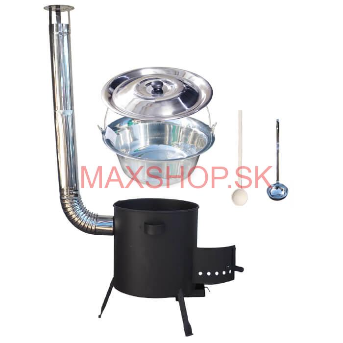 Antikorový kotlík 20 L (1,2 mm) + žiaruvzdorná kotlina (1 mm) 42 PLUS 600