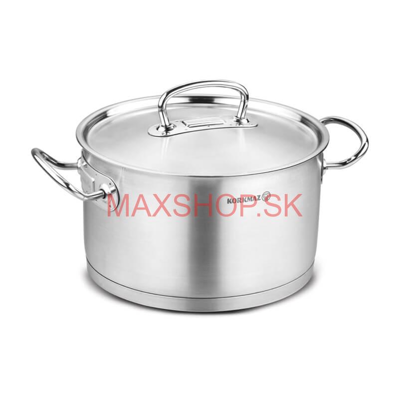 Sada nerezových hrncov s pokrievkou + rajnica 2 + 1 ks 6 L, 10 L, 2,8 L