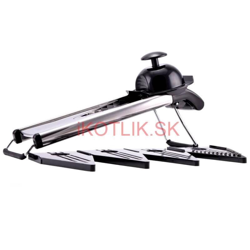 Multifunkčný V-krájač + sada plátov na krájanie