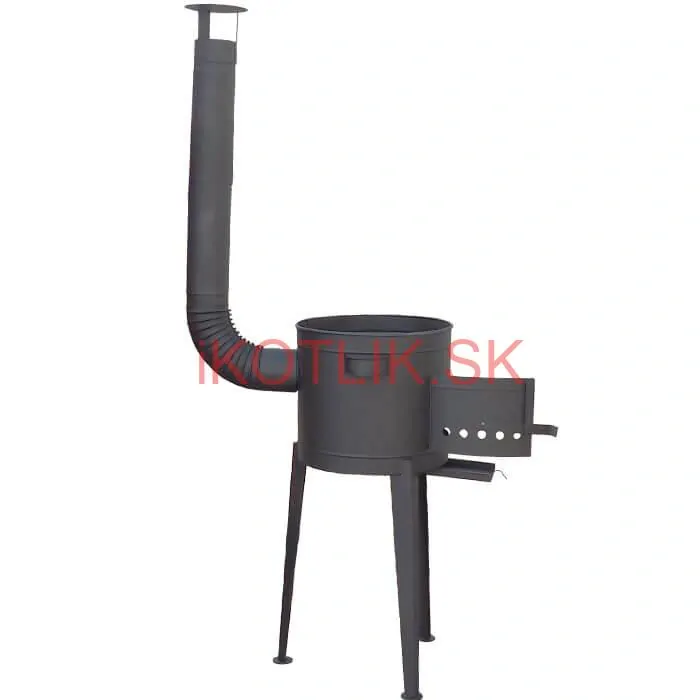 Vysoká kotlina 42 cm (1,5 mm) HODO + žiaruvzdorná farba PLUS 600