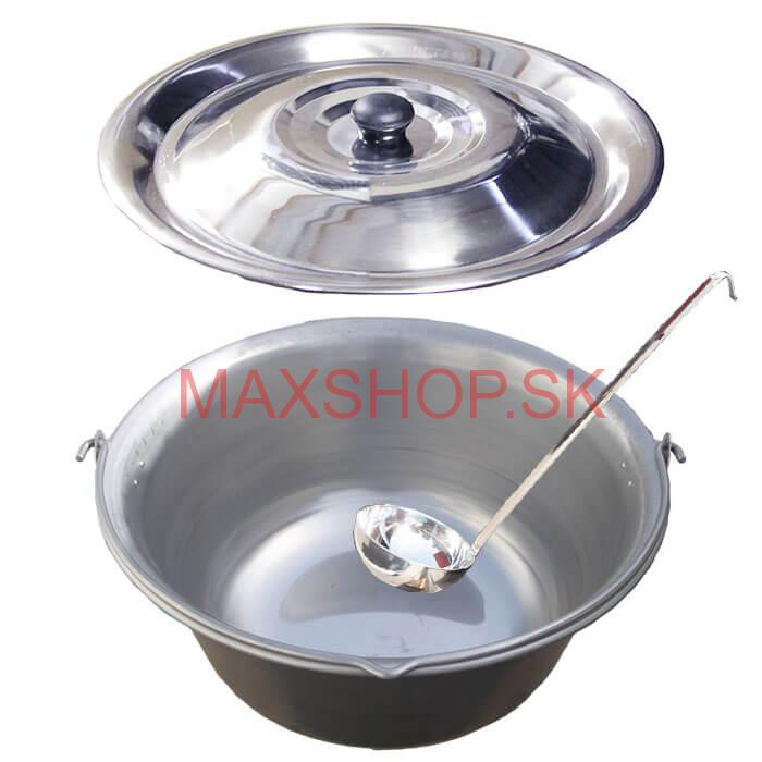 Nerezový kotlík 15 L (1,5 mm) + antikorová pokrievka