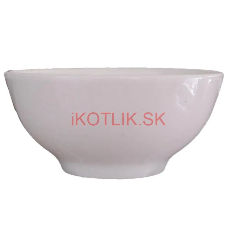 Keramické misky na servírovanie gulášu 15 cm 6 ks biele