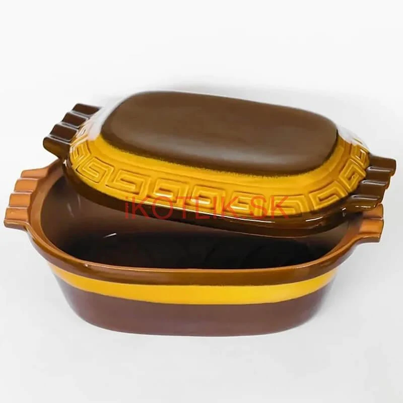 Rímska misa / pekáč z glazovanej terakotovej hliny 6 l