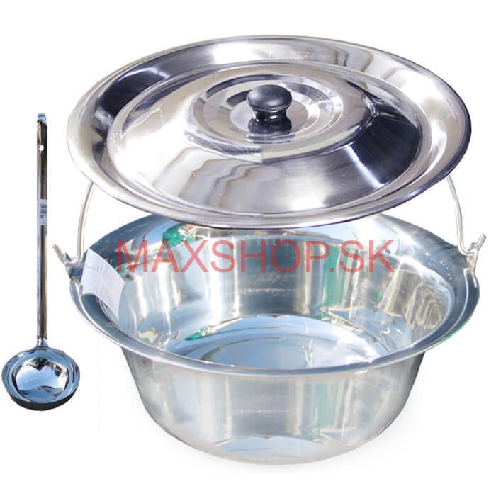 Antikorový kotlík 10 L (1,2 mm) + antikorová pokrievka