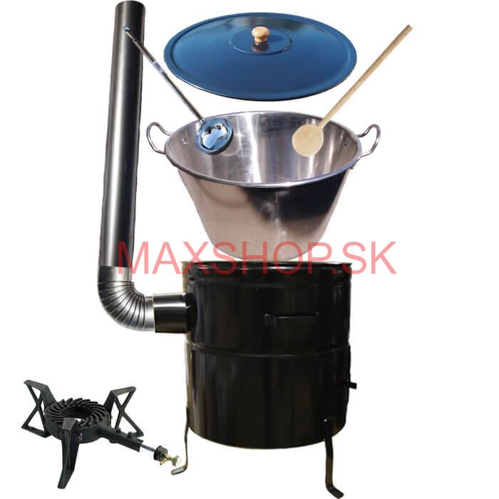 Zabíjačková súprava + nerezový kotol 80 L + horák KEMPER