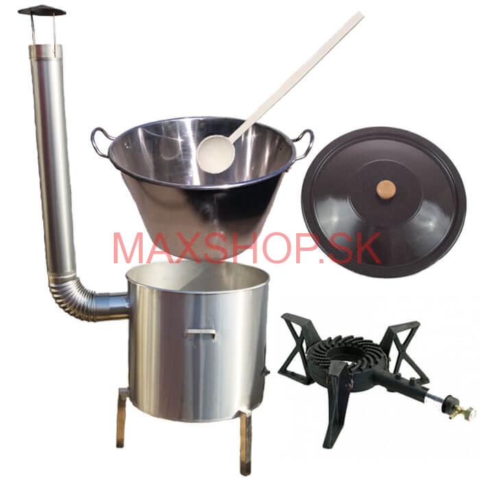 Zabíjačková súprava + nerezový kotol 60 L + horák KEMPER