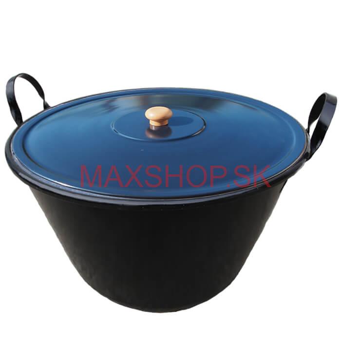Smaltovaný kotol 50 L + pokrievka