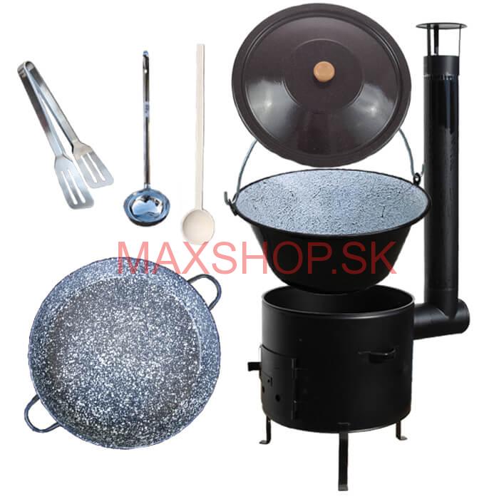 Kotlíková súprava 16 L + grilovacia panvica MIX