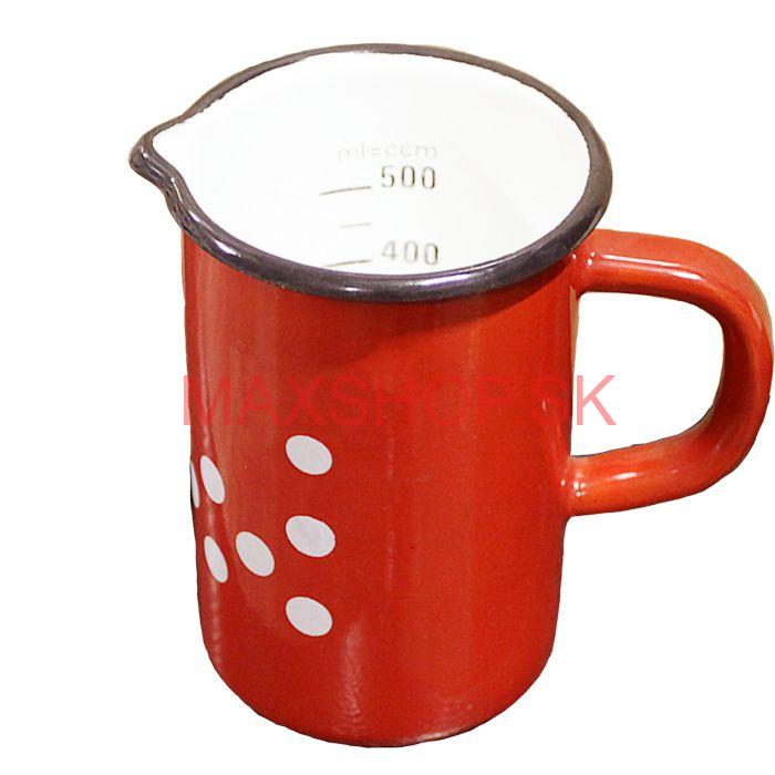 Smaltovaná kanvica 0,5 L