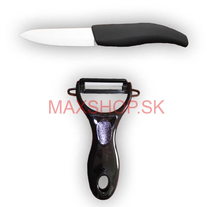 Keramický nôž + škrabka