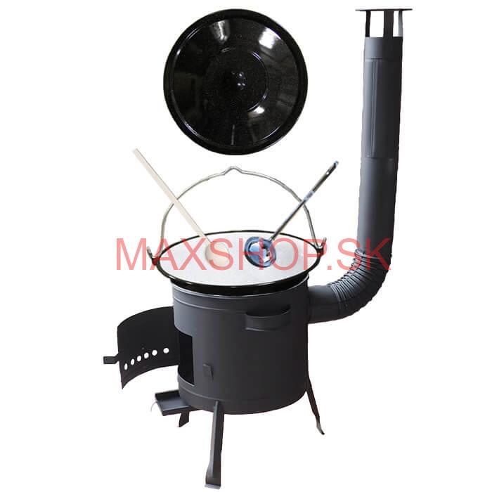 Kotlíkový gulášový set 42 PLUS 600 + smaltovaný kotlík 20 L