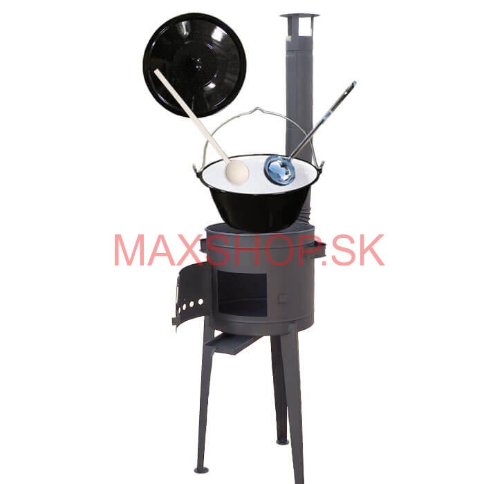 Kotlíkový gulášový set 36 PLUS 600 + smaltovaný kotlík 13 L