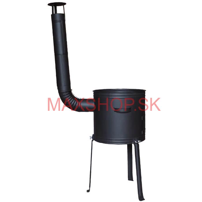 Kotlina 42 cm, vysoká + žiaruvzdorná farba Plus 700