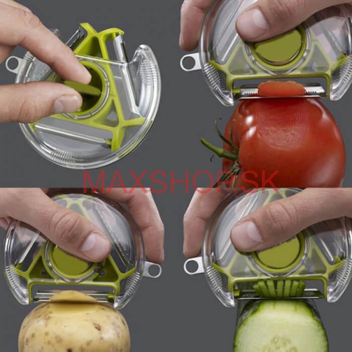 Škrabka s trojicou britov a s vykrajovačom očiek