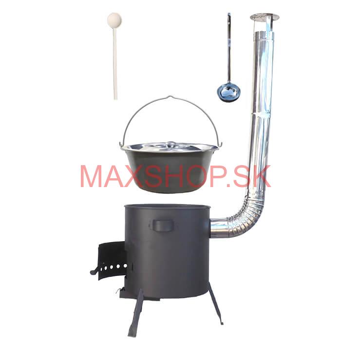 Nerezový kotlík 20 L (1,5 mm) + žiaruvzdorná kotlina (1 mm) 42 PLUS 600