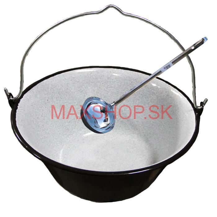 Smaltovaný kotlík 50 L + antikórová naberačka