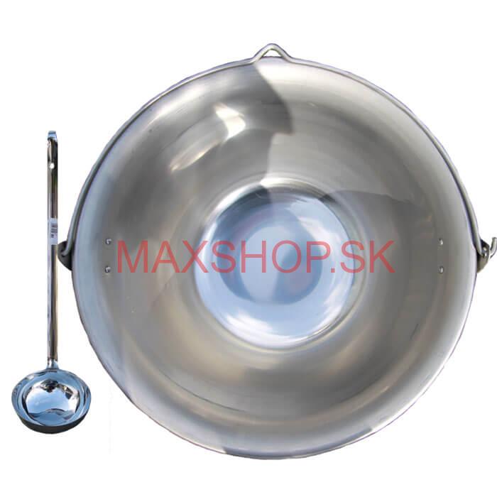 Nerezový kotlík 15 L + antikórová naberačka
