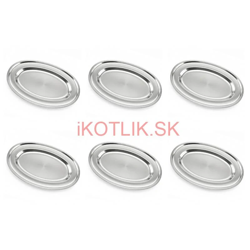 Nerezové podnosy pre catering – set 6 ks (30,5cm) - Servíruj s istotou a štýlom