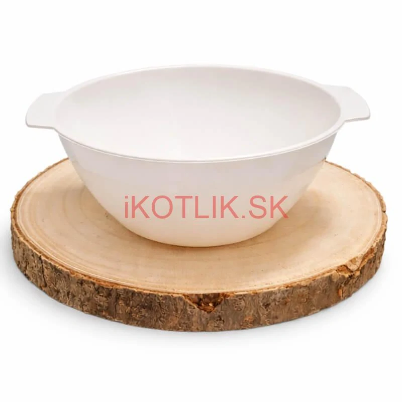 Drevený podnos z prírodného plátku dreva s kôrou Ø 20–24 cm