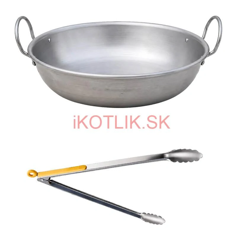Súprava na vyprážanie maďarského langoša v prírode 36 cm CLASIC