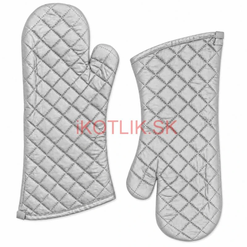 Chňapky strieborné dlhé 35 cm — sada 2 ks