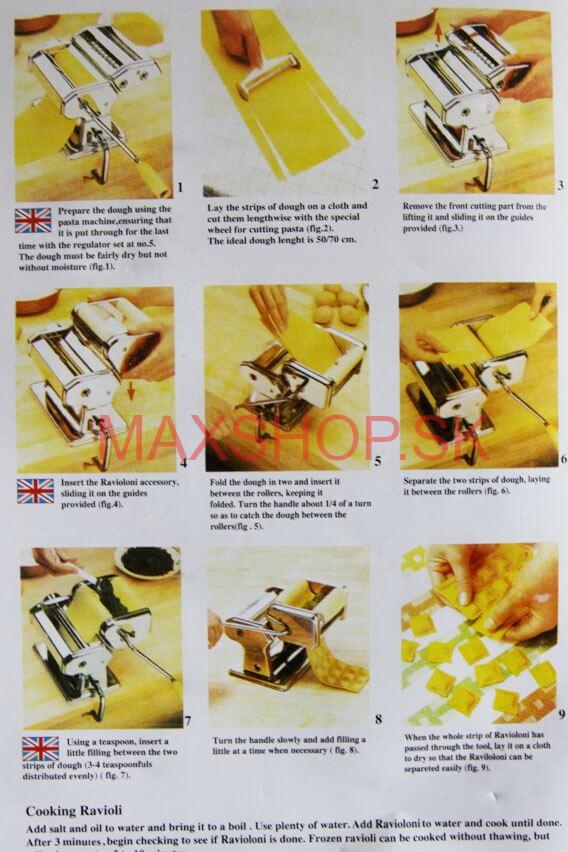 Strojček na cestoviny 5-PASTA SET