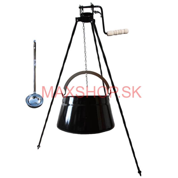 Kotlík na ryby 20 L + trojnožka s kladkou