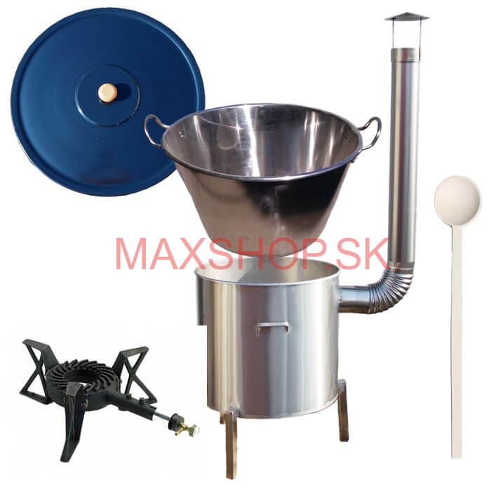 Zabíjačková súprava + nerezový kotol 60 L + horák KEMPER
